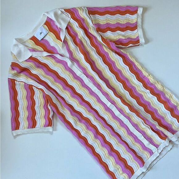 YLLW Felix Knit Dress — Sorbet M-L - Picture 4 of 10